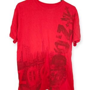Zoo York  T-shirt Red Medium Graphic‎ Skater Skate Tee Cotton Vintage